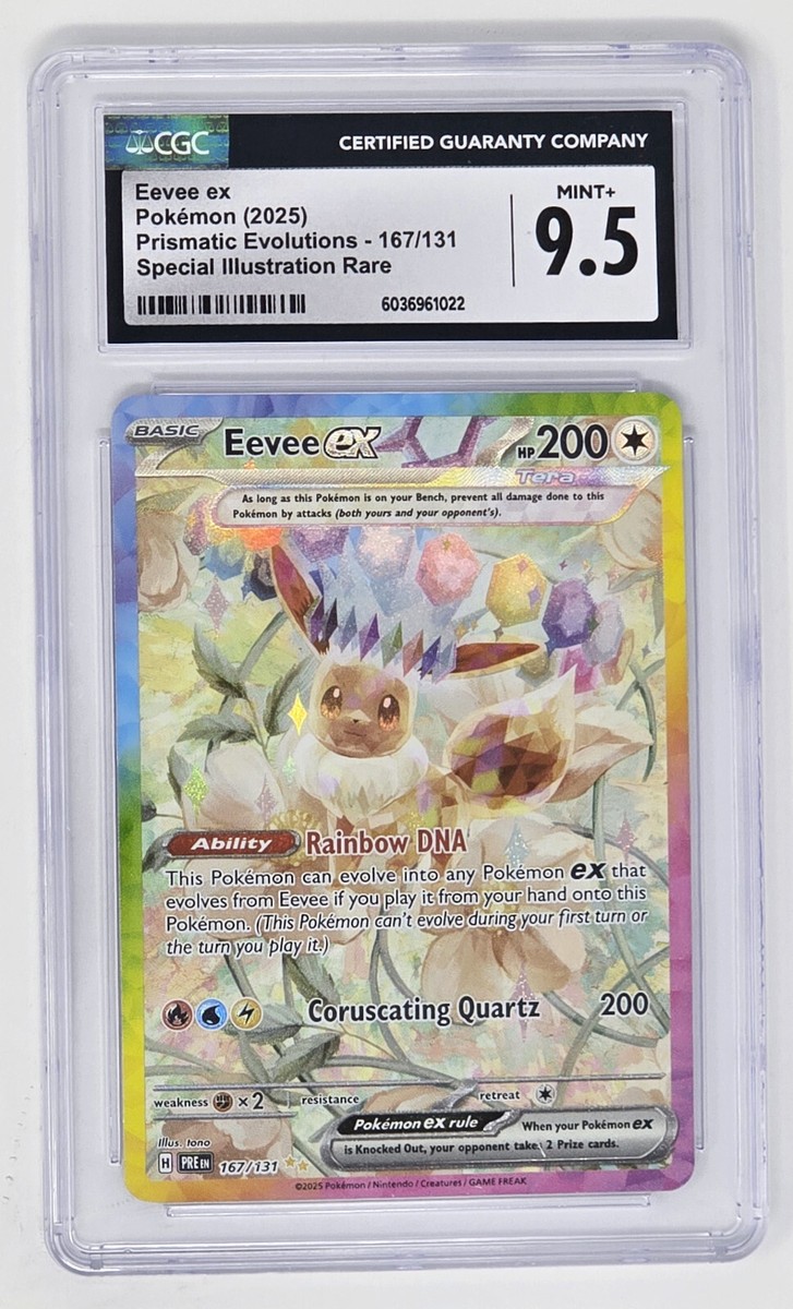 Eevee ex (167/131) CGC (2025) Pokemon Illustration Rare SV
