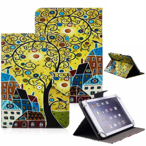 For XGODY 7" 10.1''inch Tablet Case Universal Folding Folio Leather Stand Cover - Picture 42 of 50