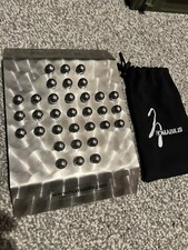 Metal Steel Solitaire Game Homabilis Ball bearings Steel Board