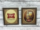 VTG Miller High Life The Champagne Of Beers Logo Plastic Wall Hanging Beer Signs