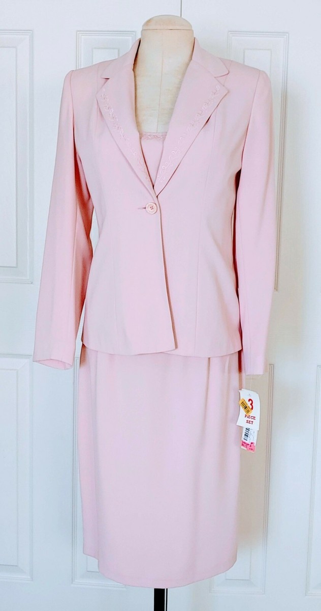 Mariage Mode Womens Pink 3 Pc Suit. Size 6. New with Tags! | eBay