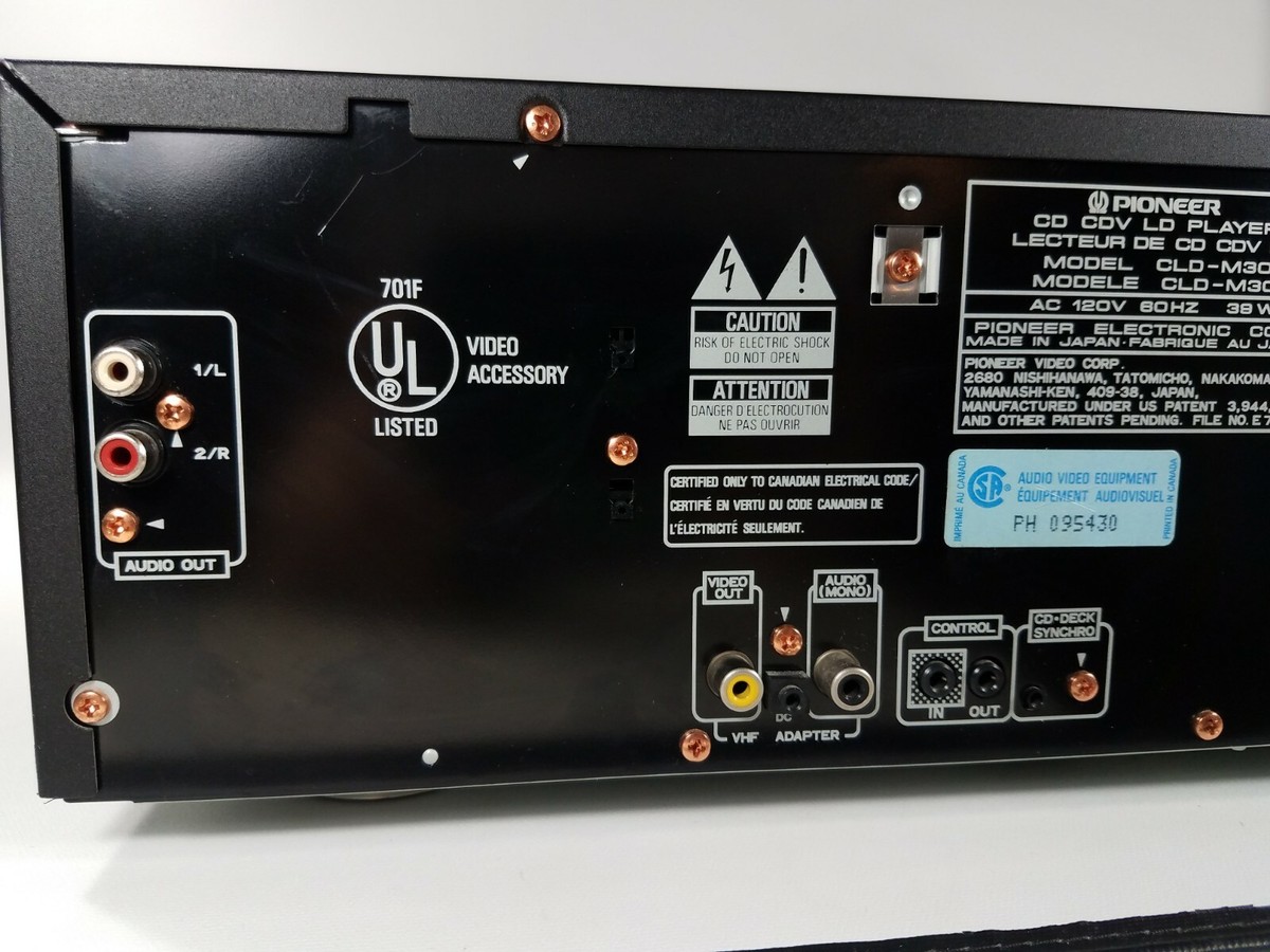 Laserdisc Pioneer Cld-m301 Leer La Descripción | Meses sin interés