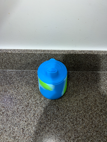 Nuby Baby's First Training Cup, 100% Silicone - Weighted Base - BPA Free - Picture 2 of 3