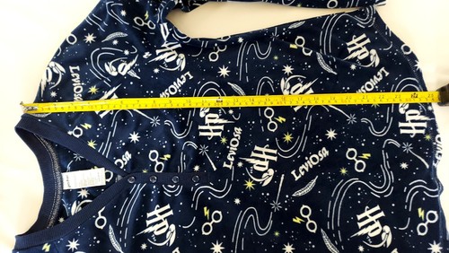 Prendas para dormir para niños HARRY POTTER talla grande (12/14) estampado azul y blanco manga larga - Imagen 8 de 13