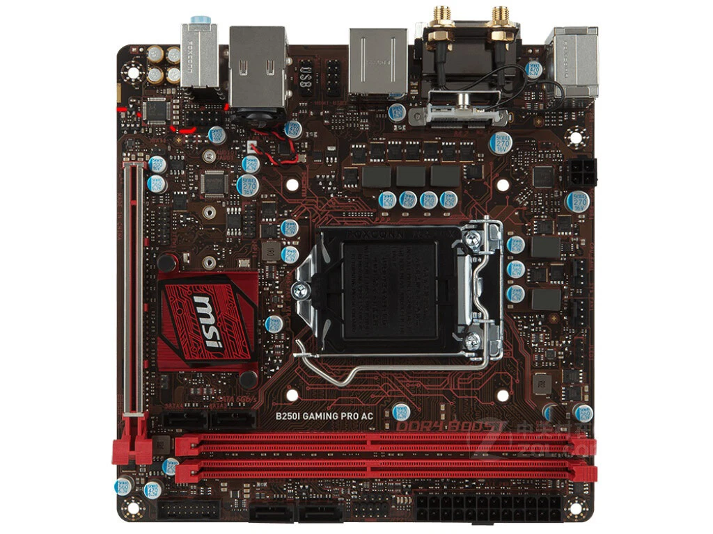 For MSI B250I GAMING PRO AC motherboard LGA1151 DDR4 32G DVI HDMI M ITX Tested