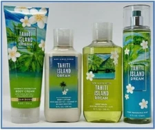 x4 Bath & Body Works TAHITI ISLAND DREAM S/4 Mist Cream Shower Gel Wash Lotion