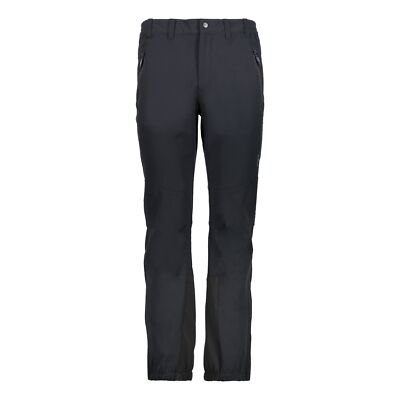 Cmp Functional Trousers Hiking Men Long Pant Black Elastic