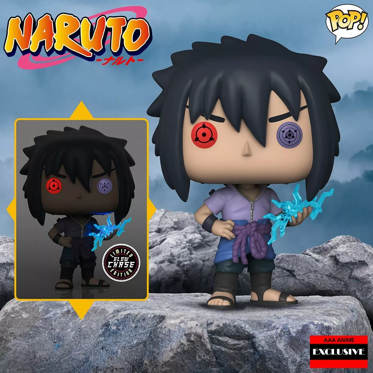 Sasuke (Rinnegan) #1023 Limited Edition Glow Chase Special Edition