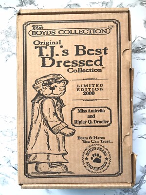 Miss Amirella & Ridley Q Drooler Boyd s Collection 2000 Never Taken Out Of Box
