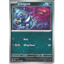 130/198 Croagunk : Common : Scarlet & Violet Pokemon Trading Card Game
