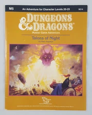 M5 TALONS OF NIGHT 1ST EDITION DUNGEONS & DRAGONS ROLEPLAYING GAME TSR