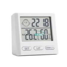 Digital LCD Room Thermometer Hygrometer Humidity Meter Indoor Temperature Gauge
