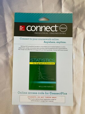 Connect Plus Access plus E Book for Navidi: Statistics for Engineers 4th edition