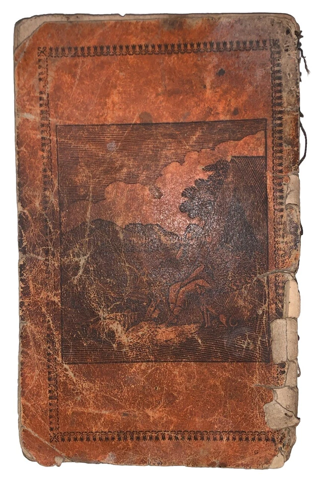 1830, 1st, PENNSYLVANIA GERMAN CHILDRENS BOOK WITH HAND COLORED ILLUSTRATIONS - Image 2 of 4