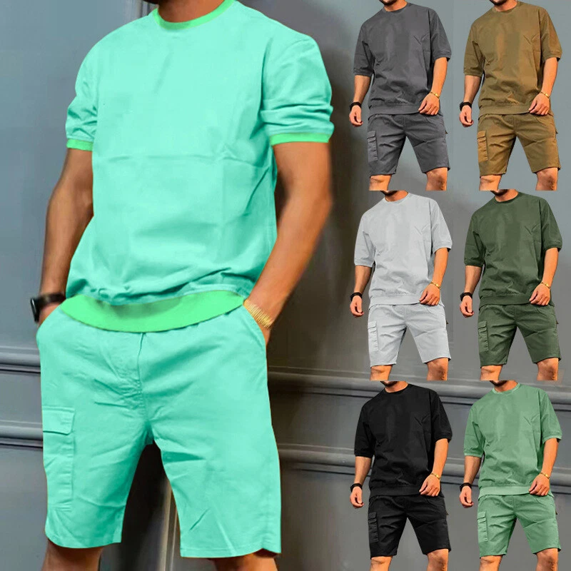 Colored cargo shorts shop