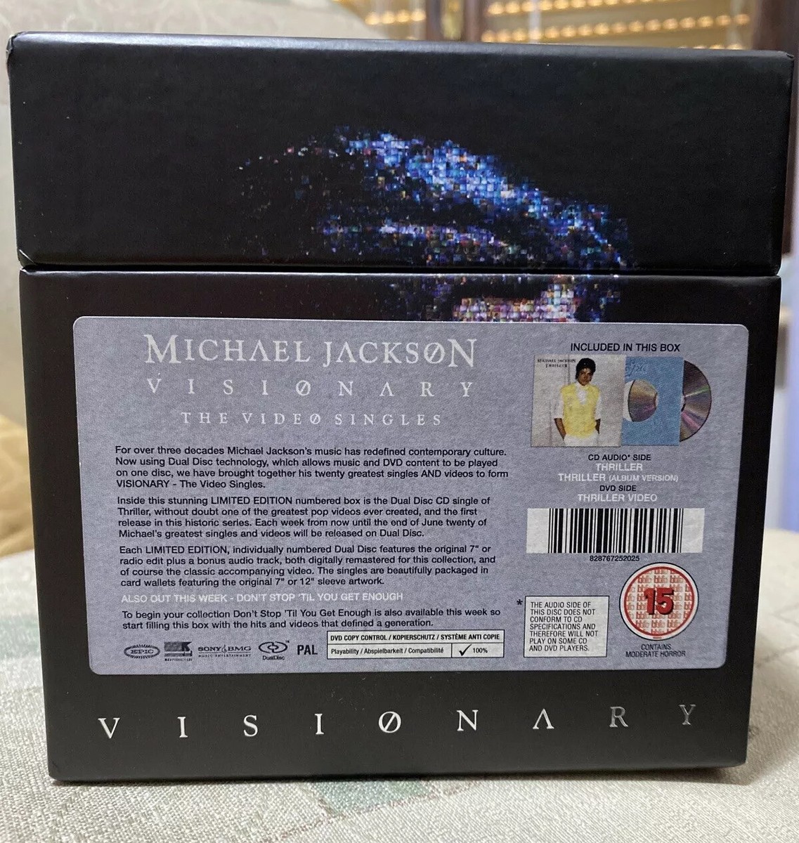 Michael Jackson Visionary The Video Singles double cd/DVD limited