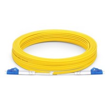 LC UPC to LC UPC Duplex S2 Single Mode PVC OFNR Fiber Optic Patch Cable 2mm