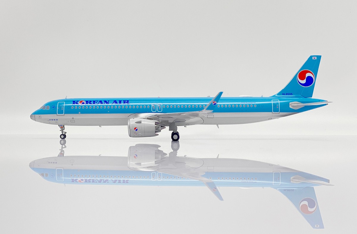 Jcwings Korean Air Airbus A321Neo Reg: HL8505 1/200 XX20307 | eBay