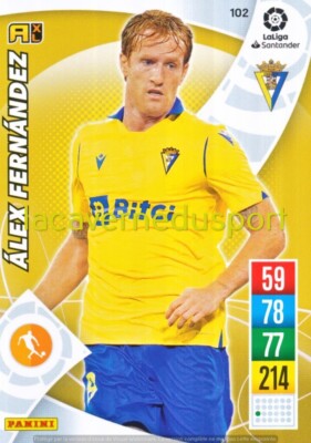 102 ALEX FERNANDEZ # CADIZ FC PANINI LIGA SANTANDER 2021 2022 ADRENALYN