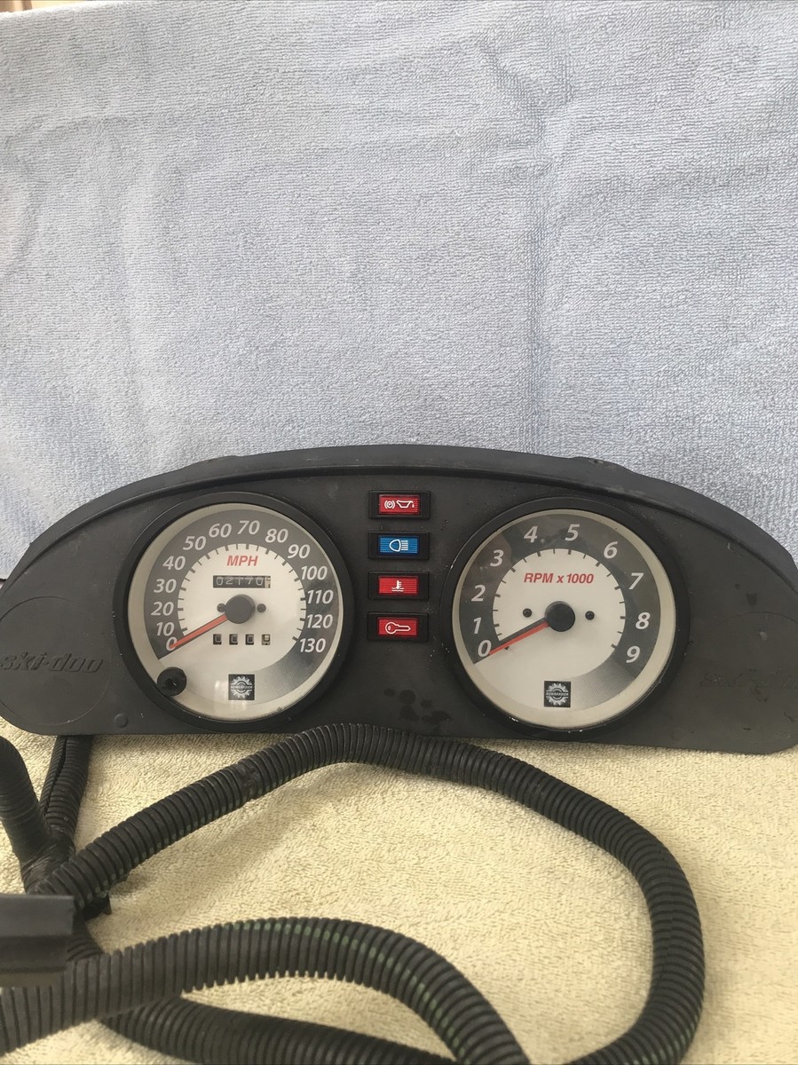 99 SKI DOO GT mxz 600 summit gauges speedometer tach harness