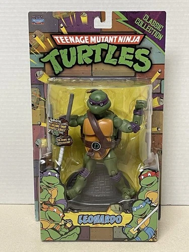 TMNT RARE Classic Collection 1988 Donatello “ ERROR CARD”  6” Action Figure