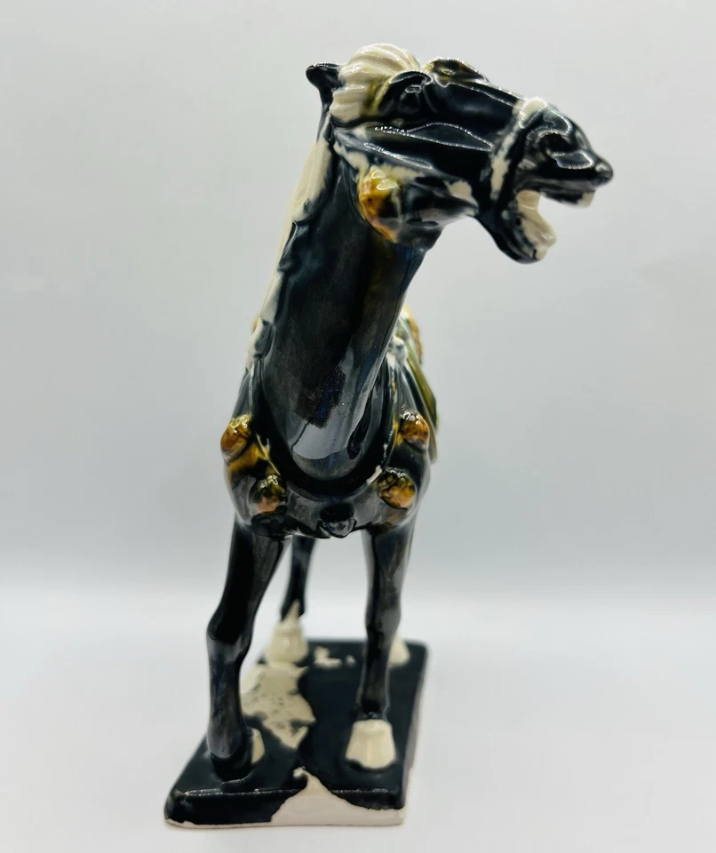 War horse Tang Dynasty Style with a glazed effect in amazing condition & colors - Image 3 of 4