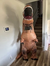 Jursssic World Rubies Fun Flatables. Inflatable T Rex