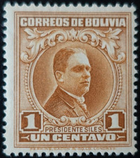 Stamp From Bolivia - President Hernandez Zuago Siles No. 212 Mint * MH