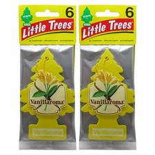 Little Trees 12-Pack Vanillaroma Air Fresheners   Classic Hanging Tree Design