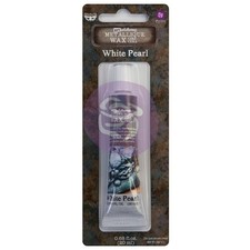 White Pearl  Metallic Craft Gilding Wax  Finnabair