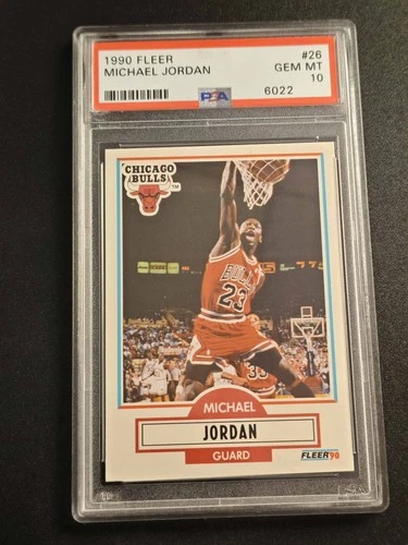 1990 FLEER MICHAEL JORDAN #26 PSA 10 GEM MINT! CHICAGO BULLS!