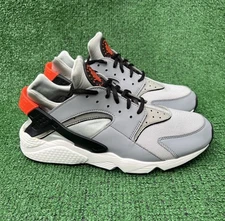 Nike Air Huarache “Grey Fog Team Orange” DR8606-001 Men’s Size 10.5 Used