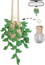 Hanging Car Air Freshener, 12ml Empty Refillable Oil Diffuser String of Pearls