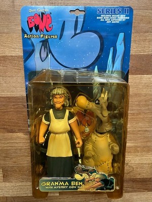 Bone Action Figure   Gran ma Ben with Mystery Cow Suit - Series II - OVP!