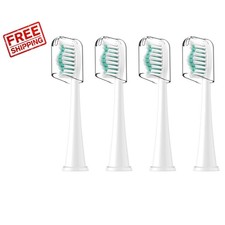 Philips Sonicare Replacement Brush Heads - 4 Pack Soft Bristles for Clean Teeth
