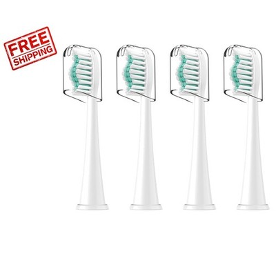 Philips Sonicare Replacement Brush Heads - 4 Pack Soft Bristles for Clean Teeth