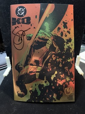 DC KO #1 CLAY MANN NYCC EXCLUSIVE DBL SIGNED CLAY MANN SNYDER W COA & TOPLOADER