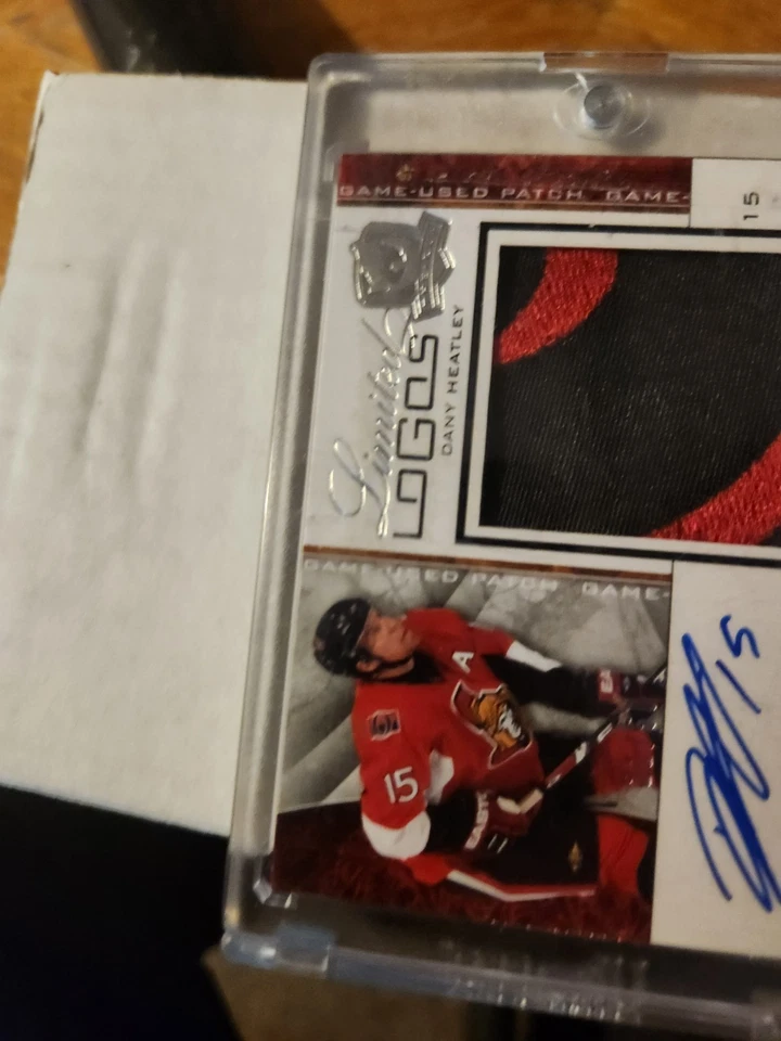 2008/09  Upperdeck  Auto  Limited  Logos  Dany  Heatley  21/50 - Image 4 of 4