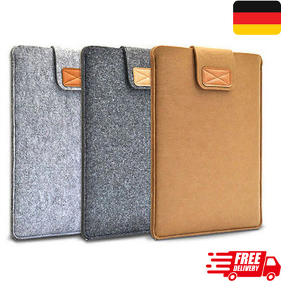 Filz Hülle Laptop Tasche für MacBook Air Pro 11 13 15 Zoll Slim  Three Colore