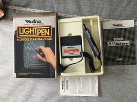 Vectrex Light Pen W/ Art Master Complete GCE Light Pen CIB COMPLETE