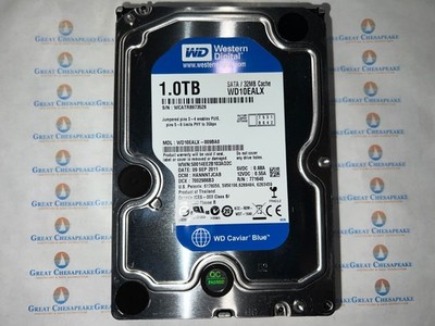 Western Digital WD10EALX-009BA0 1TB WD Caviar Blue 3.5'' SATA 100% Health TESTED!