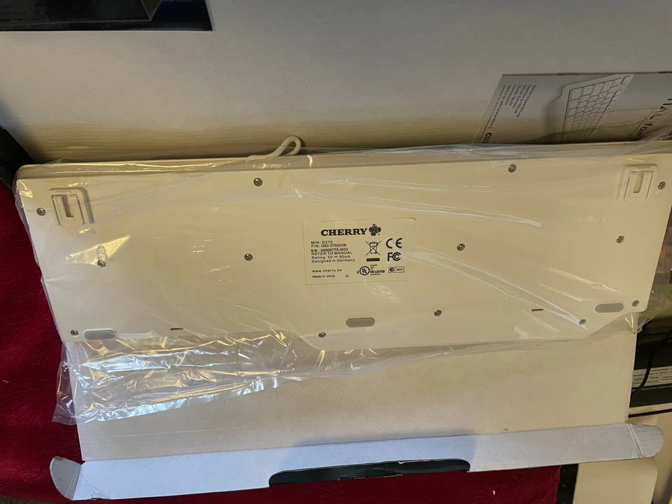 Cherry G82-27020 Initial For Mac Corded Keyboard. Opened Box Unused. - Image 3 of 4