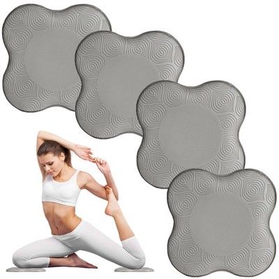 Yoga Knee Pads, Set of 4, Mats for Knees and Elbows, Fitness, Meditation, Kne...
