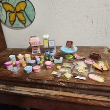 MGA Mini Verse Make It MIXED LOT Miniature Food Ice Cream Expresso Machine Etc