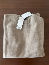 Uniqlo Men's Cashmere Crewneck Sweater Beige Size M Asian Size