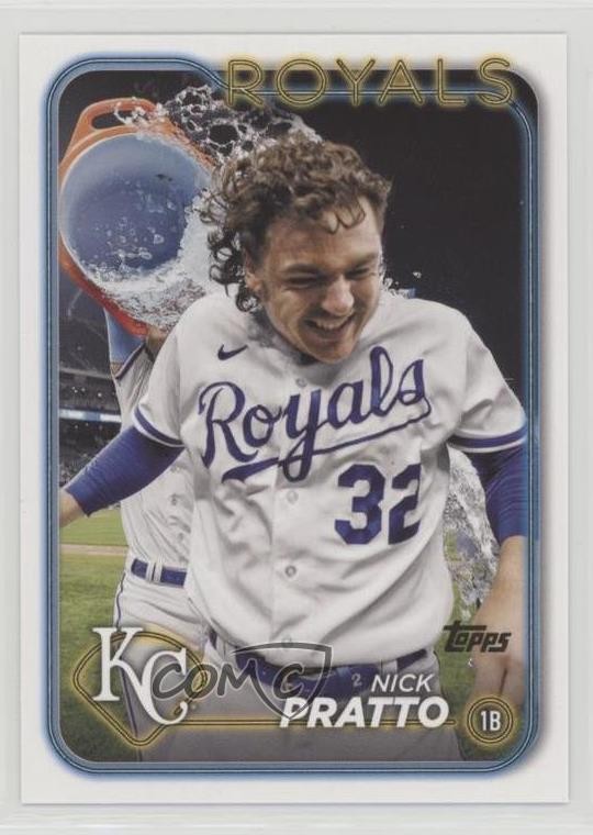 2024 Topps Series 2 Golden Mirror Image Variation Nick Pratto #364 w7v