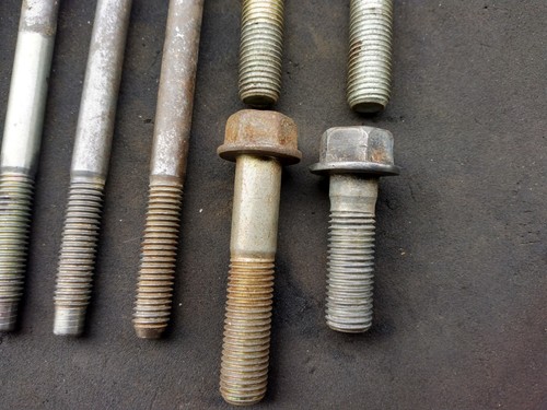 92-95 CIVIC OEM AC COMPRESSOR mount Bracket mounting bolts hardware 8pcs 93 94 - Picture 4 of 9