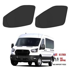 Front Side Window Sun Shade for 2015 Silver Black-Fit 2015-2024 Ford Transit