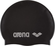Comfortable Black Silicone Swim Cap - Non-Slip Design for Intensive Training