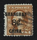 CKStamps: US Postal Agency in China Stamps Collection Scott#K4 Used